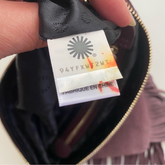 NWT Ugg Large Zip Studded Fringe Pouch/Clutch - Picture 7 of 9